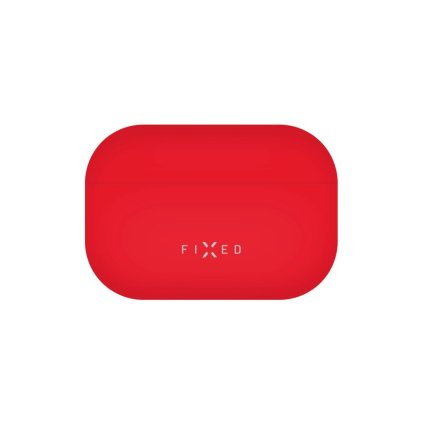 Ultratenké silikónové puzdro FIXED Silky pre Apple AirPods Pro 3, červené