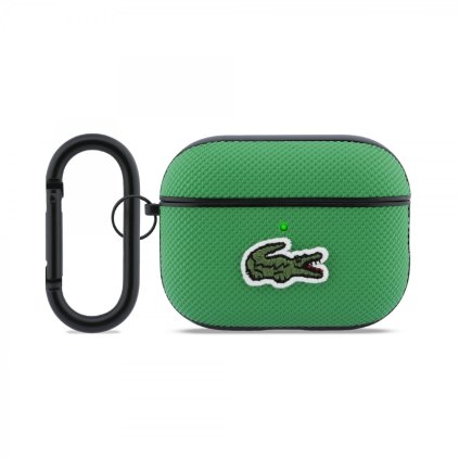 Puzdro Lacoste Petit Pique Croc Logo Patch pre AirPods Pro 3 Green
