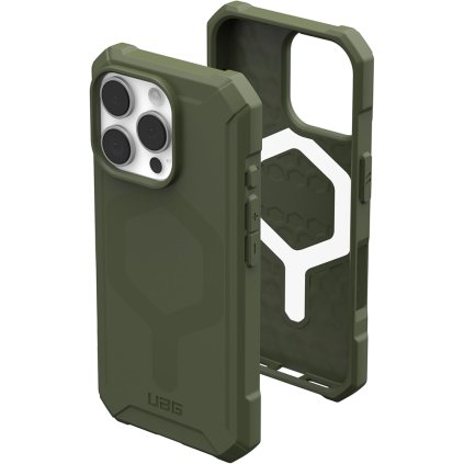 UAG Essential Armor MagSafe pre iPhone 16 Pro olivovo zelená