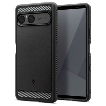 Spigen Rugged Armor puzdro pre Sony Xperia 10 VII čierne