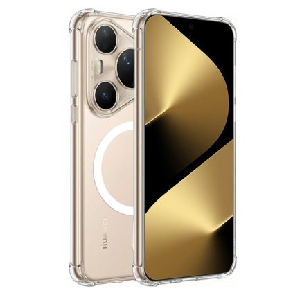 Techsuit – nárazuvzdorný číry silikónový MagSafe – Huawei Pura 80 Ultra – číry