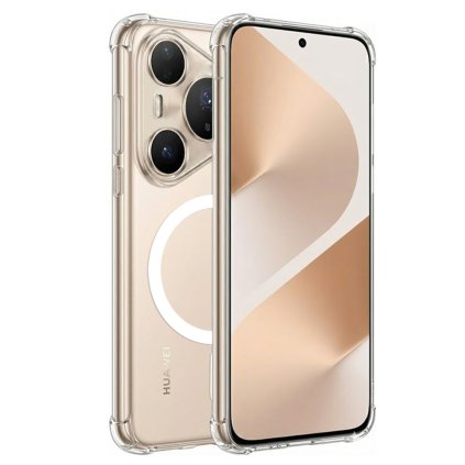 Techsuit – nárazuvzdorný číry silikónový MagSafe – Huawei Pura 80 Pro – číry