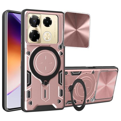 Puzdro Techsuit CamGuard Pro pre Infinix Note 40 Pro+ ružovo zlaté