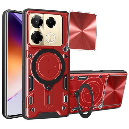 Techsuit CamGuard Pro pre Infinix Note 40 Pro+ červený