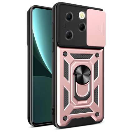 Techsuit CamShield Series pre Infinix Hot 40 40 Pro Tecno Spark 20 Pro ružovo zlatá