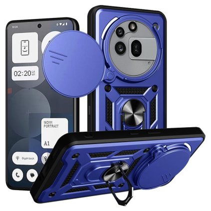 Techsuit CamShield Series Nothing Phone (3a) Pro modrý