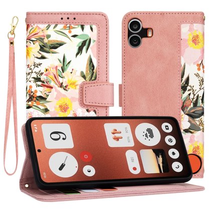 Techsuit FlipCraft Nothing CMF Phone 1 v ružovej farbe.