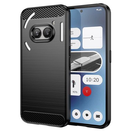 Techsuit Karbón Silikón Nothing Phone (2a) Plus Čierny