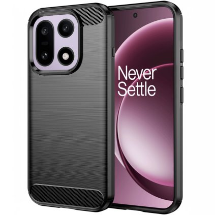 Puzdro Techsuit Carbon Silicone pre OnePlus 15 čierne