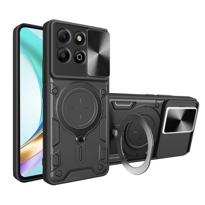 Ochranný kryt Techsuit CamGuard Pro pre Honor X6b čierny.