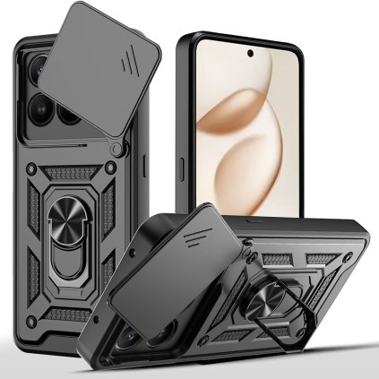 Techsuit CamShield Series Honor 400 Smart 5G 400 Smart 4G X7d 4G čierna