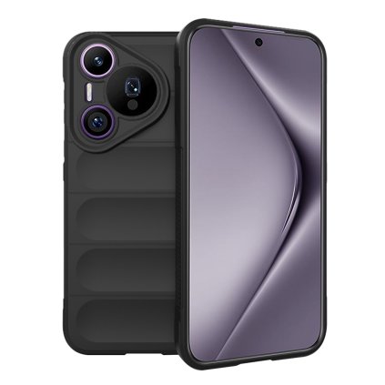 Techsuit Kúzelný štít Huawei Pura 70 Pro Čierny