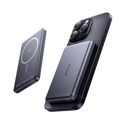 Mcdodo - magnetická powerbanka Meta Series (MC-4641) - 5000mAh, 20W, ultratenký dizajn - čierna