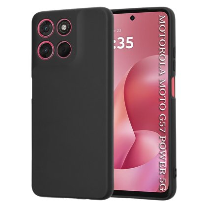 Techsuit - SoftFlex - Motorola Moto G57 Power / G67 Power - čierna