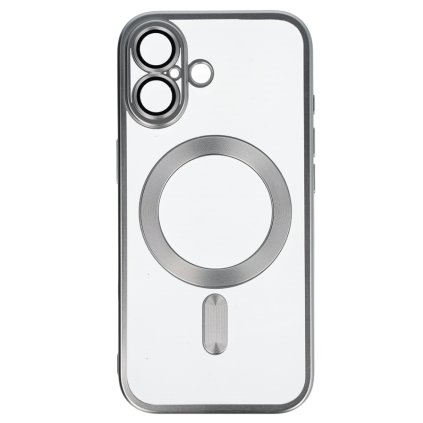 Zadný kryt Metallic MagSafe pre iPhone 17 strieborný