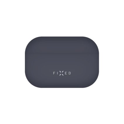 Ultratenké silikónové puzdro FIXED Silky pre Apple AirPods Pro 3, modré