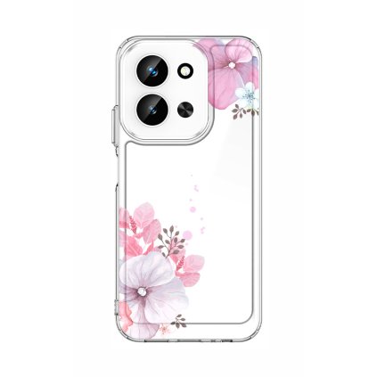 Zadný pevný kryt Image na Xiaomi Redmi 15C Violet Blossom