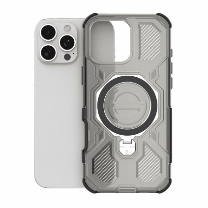 Techsuit - Carbon Shield PRO - Xiaomi 15T Pro - dymovo čierna
