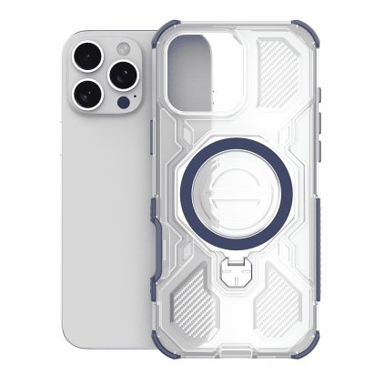 Techsuit – Carbon Shield PRO – OnePlus 15 – modrý priehľadný