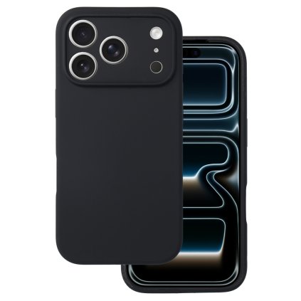 Zadný kryt Silicone Lite pre iPhone 17 Pro Max čierny