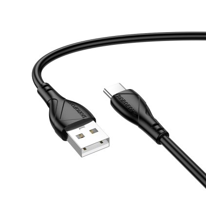 Dátový kábel Borofone BX121 Energy USB-A - USB-C 3A 1m čierny