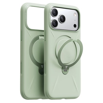 Torras QPRO silicone series - iPhone 17 Pro - matcha zelená