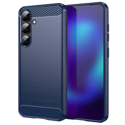 Techsuit - Karbónový silikón - Samsung Galaxy S26 - modrá