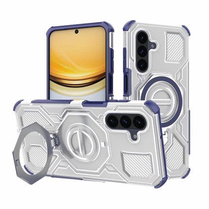 Techsuit - Carbon Shield PRO - Samsung Galaxy A37 5G - Modrá transparentná