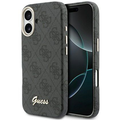 Guess - Kryt 4G Script MagSafe (GUHMP17S5P4FWMSK) - iPhone 17 - Čierna