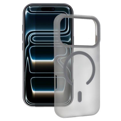 Kryt Tel Protect mist matte MagSafe pre iPhone 17 Pro Max sivý