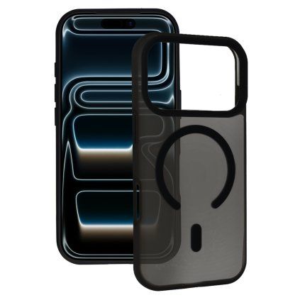 Kryt Tel Protect mist matte MagSafe pre iPhone 17 Pro Max čierny