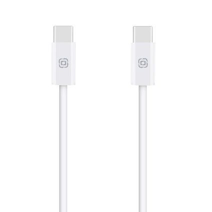 Kábel OBAL:ME LongRun USB-C/USB-C 60W 2m biely
