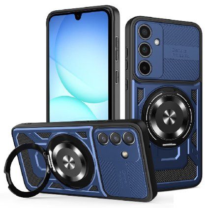 Kryt Techsuit RuggedCam - Samsung Galaxy A37 5G modrý