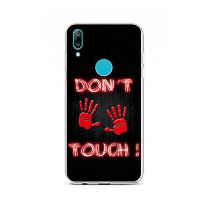 Zadný silikónový kryt na Huawei Y6 2019 Dont Touch Red