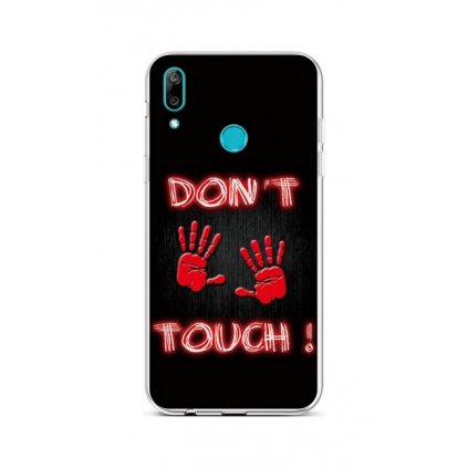Zadný silikónový kryt na Huawei Y7 2019 Dont Touch Red