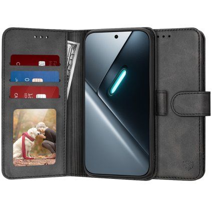 Puzdro Techsuit Diary Book Xiaomi Poco X8 Pro čierne