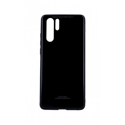 Zadný pevný kryt LUXURY na Huawei P30 Pro čierny