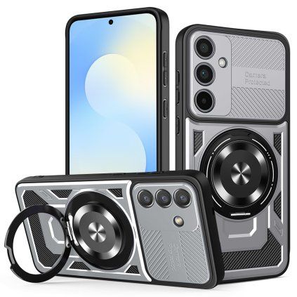 Techsuit RuggedCam pre Samsung Galaxy S25 FE sivý