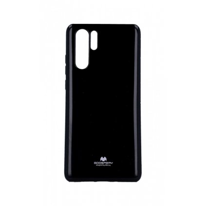 Zadný silikónový kryt Mercury Jelly Case na Huawei P30 Pro čierny