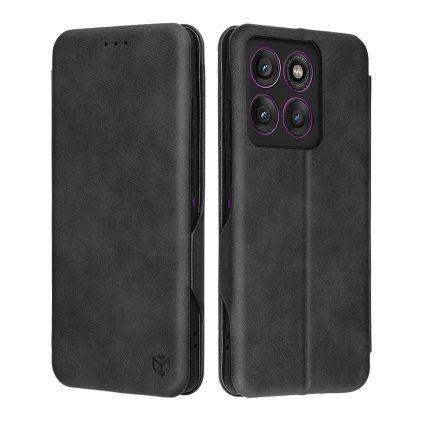 Puzdro Techsuit Safe Wallet Plus pre Motorola Edge 60 Pro čierne