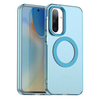 Techsuit CandyCase MagSafe pre Samsung Galaxy A56 5G modrý