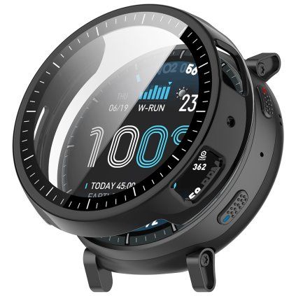 Kryt Techsuit - Defense360 Pro + Screen Protector - Amazfit Active Max - čierny