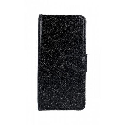 Flipové puzdro na Huawei Y5 2019 glitter čierne