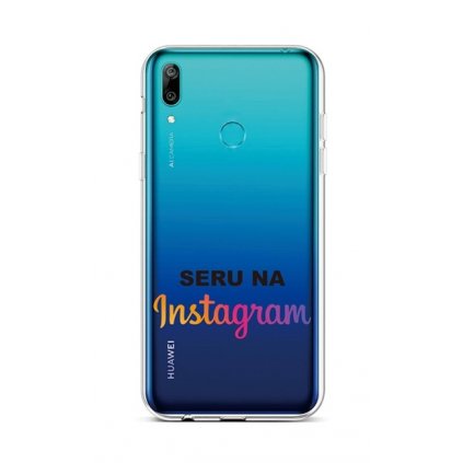 Zadný silikónový kryt na Huawei Y6 2019 Instagram
