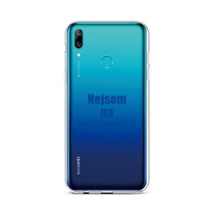 Zadný silikónový kryt na Huawei Y6 2019 Nie som na Facebooku