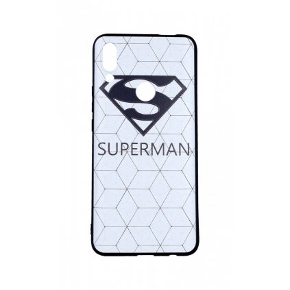 Zadný 3D silikónový kryt na Huawei P Smart Z Biely Superman