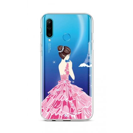 Zadný silikónový kryt na Huawei P30 Lite Pink Princess