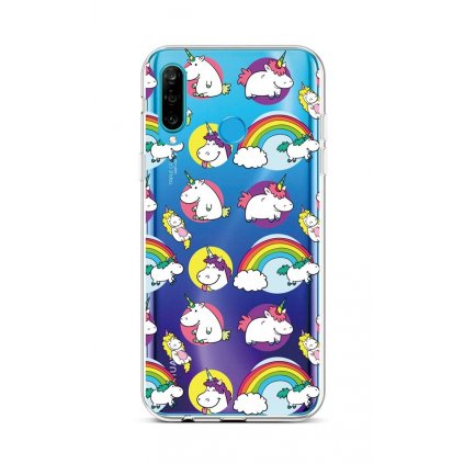 Zadný silikónový kryt na Huawei P30 Lite Chunky Unicorns