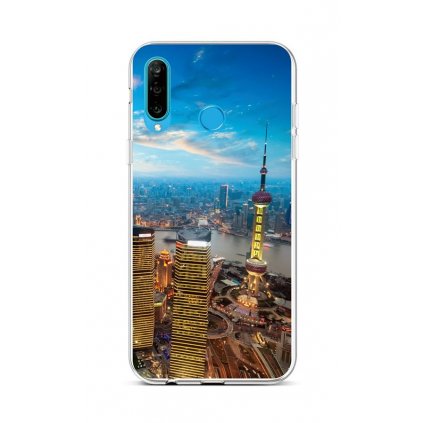 Zadný silikónový kryt na Huawei P30 Lite City