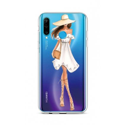 Zadný silikónový kryt na Huawei P30 Lite Lady 5